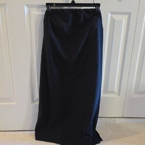 Athleta Classic Black Strapless Dress